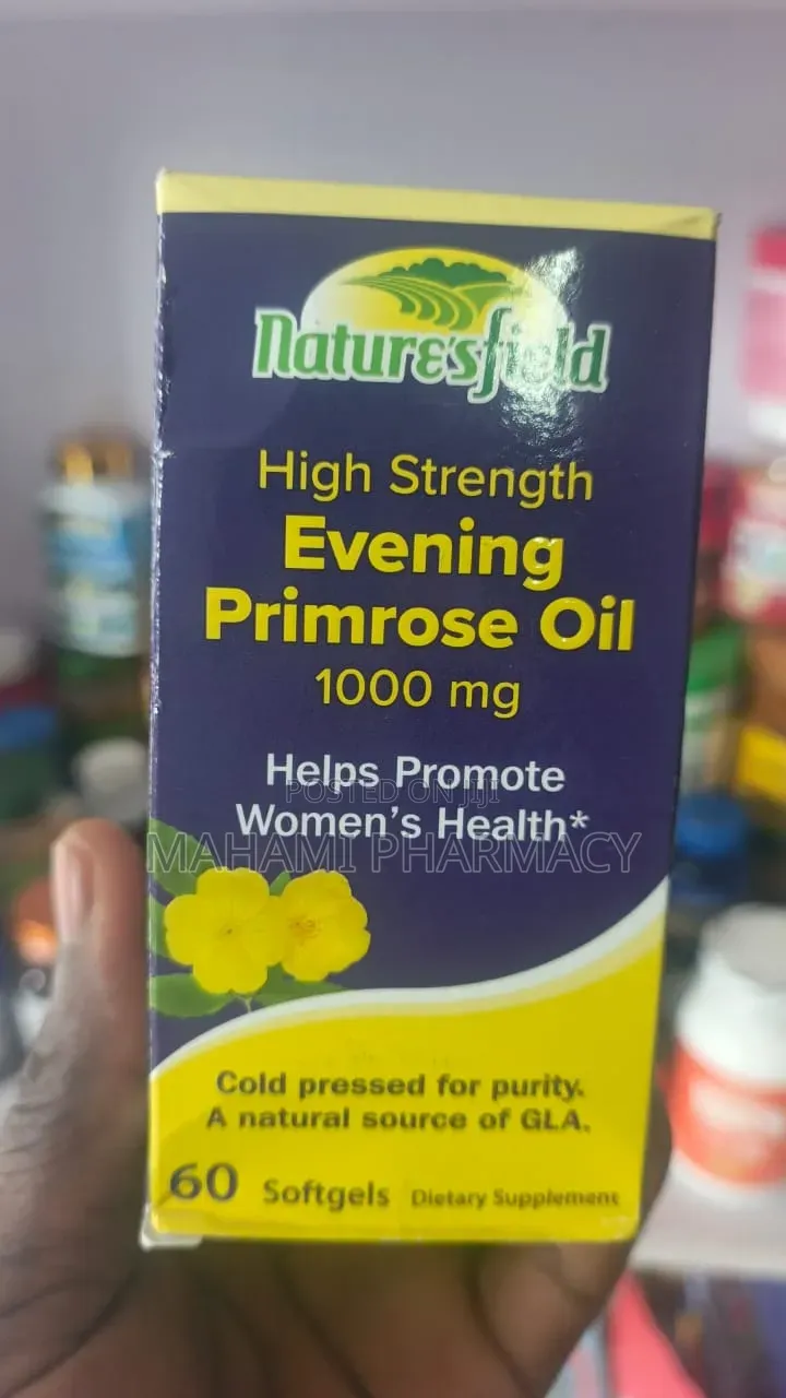 Nature's Field High Strength Evening Primrose Oil 1000mg