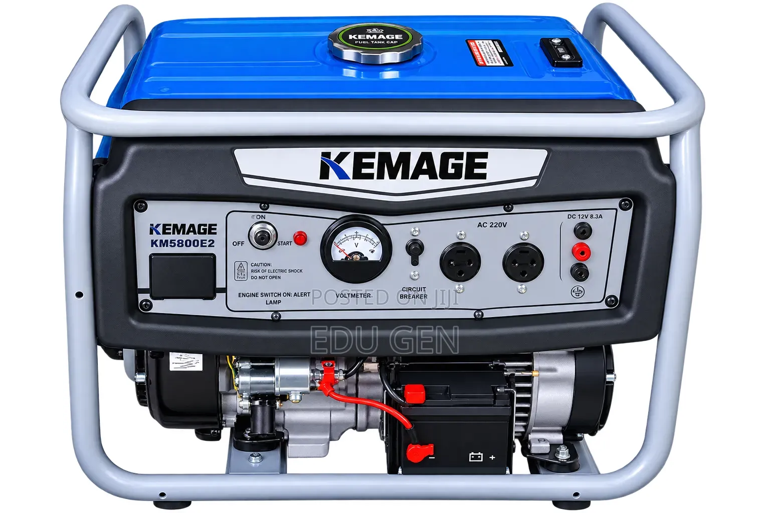 Original Kemage KM5800E2R 5KVA Generator – 100% Copper Coil & Remote