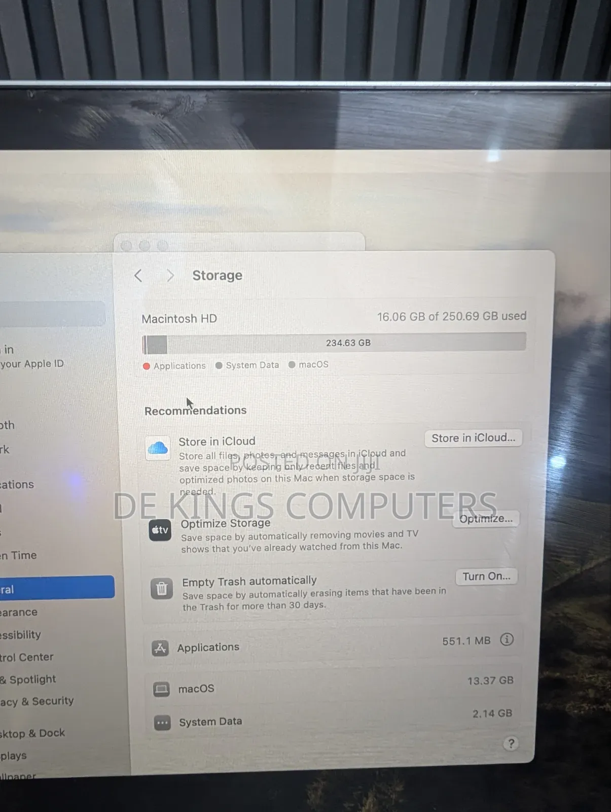 Laptop Apple MacBook Pro 2019 8GB Intel Core i5 SSD 256GB