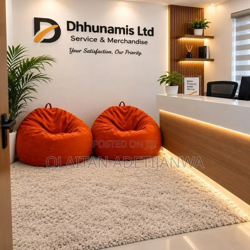 Luxurious Beanbag With Removable Cover