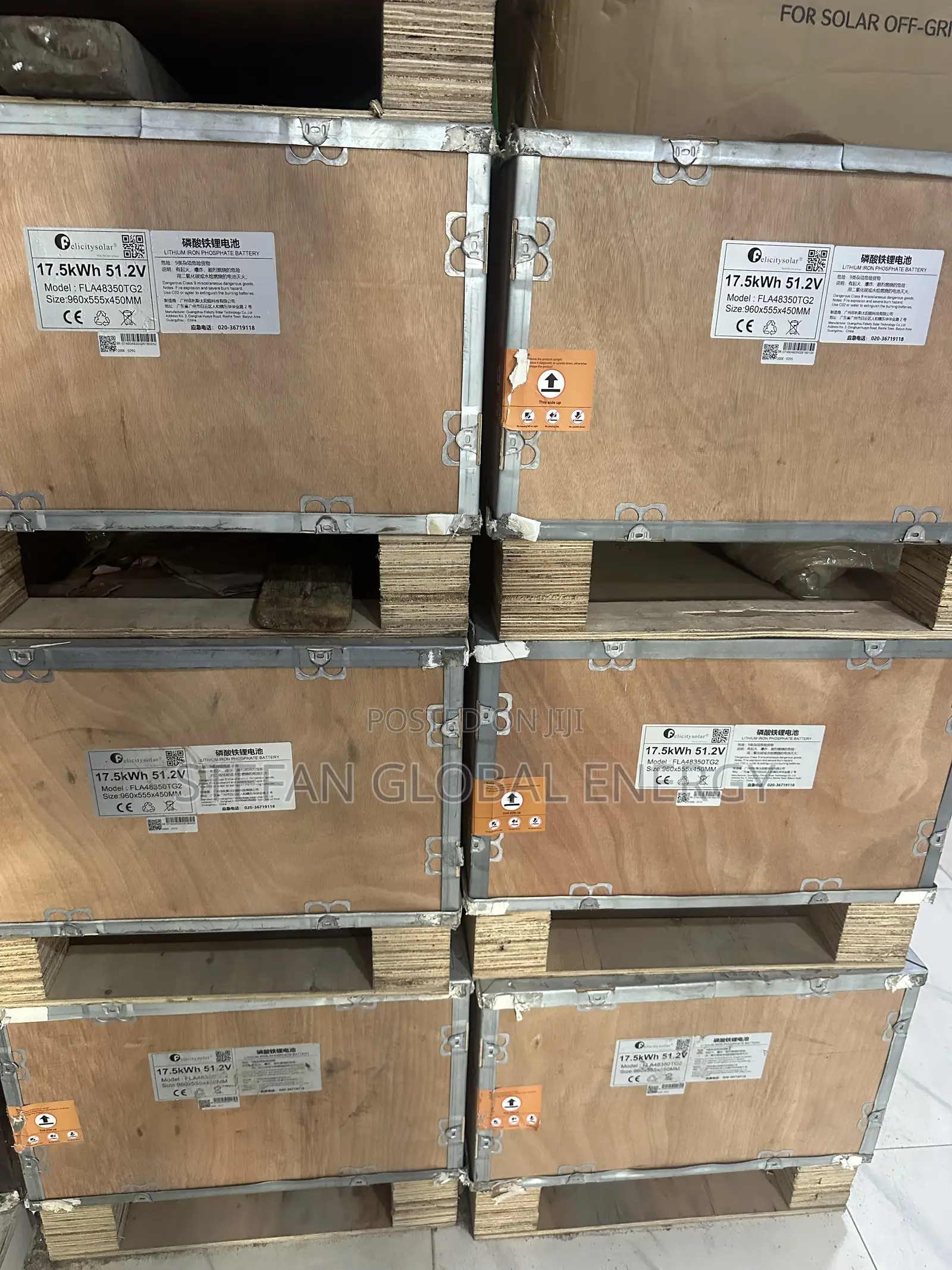 17.5kwh .51.2v Felicity Ion Littium Battery