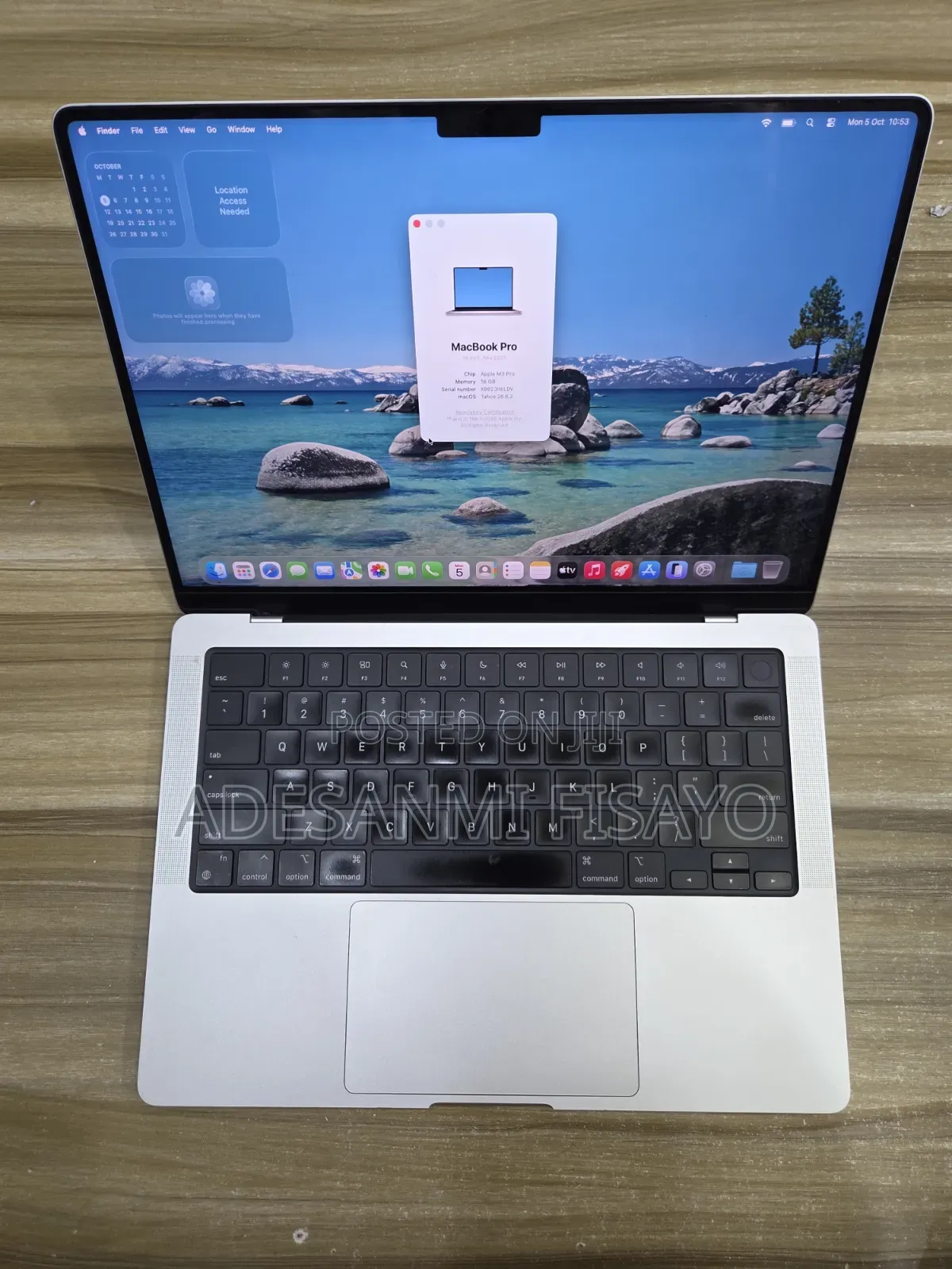 Laptop Apple MacBook Pro 2023 M3 18GB Apple M3 SSD 512GB