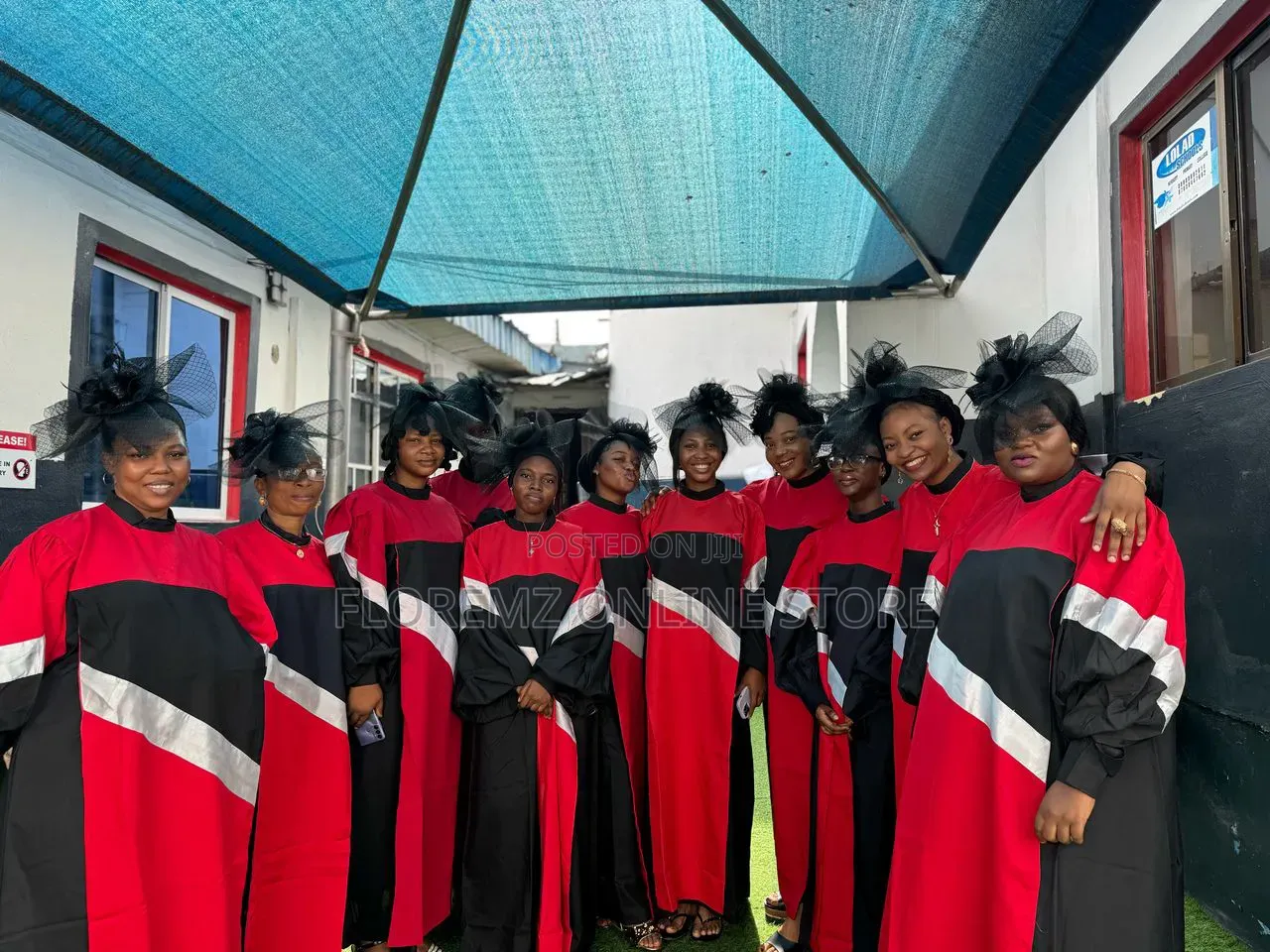 Red / Black Choir Robes Bulk Rental