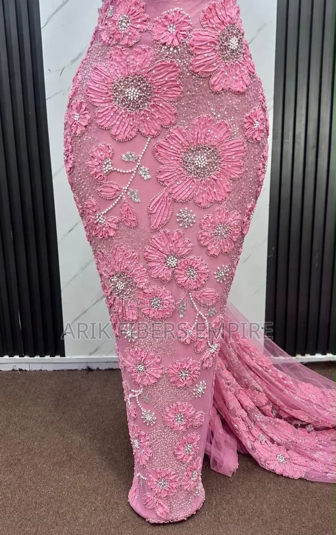 Topnotch Beaded Lace Fabric