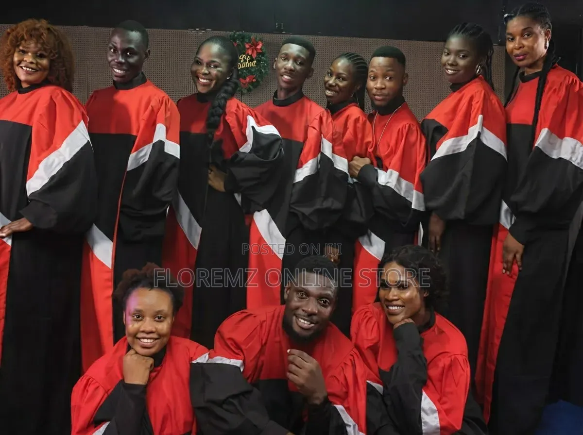 Red / Black Choir Robes Bulk Rental