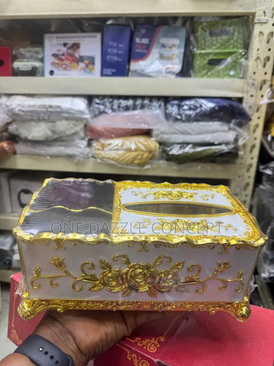 European Tissue Box Holder