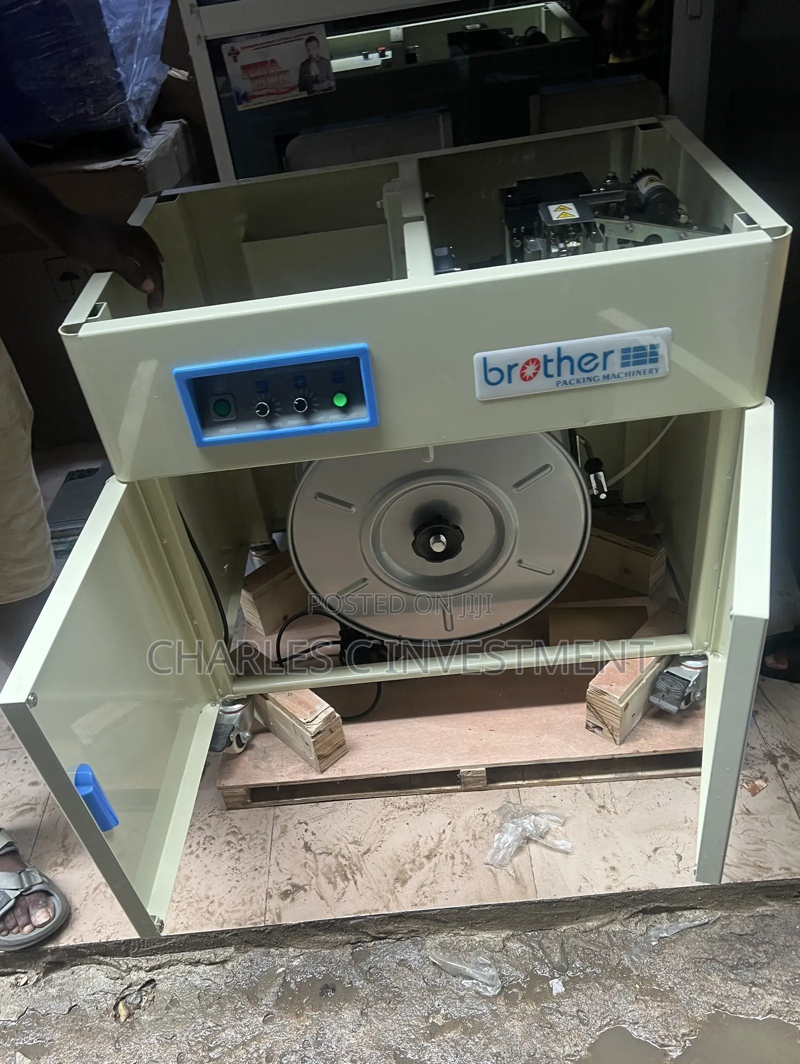 BROTHER SM10H Electric Semi Automatic PP/PET Plastic Strapping Machine