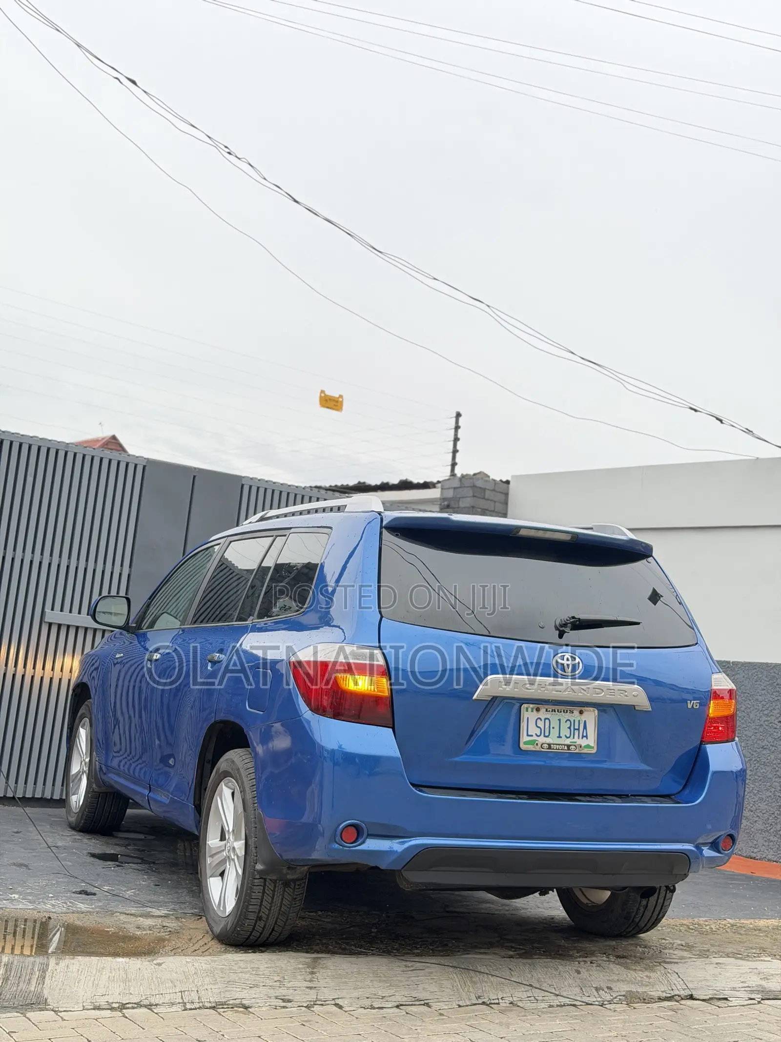 Toyota Highlander Limited 2008 Blue