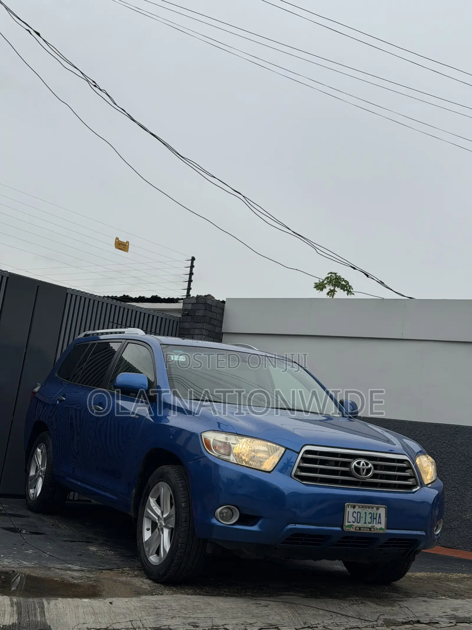 Toyota Highlander Limited 2008 Blue