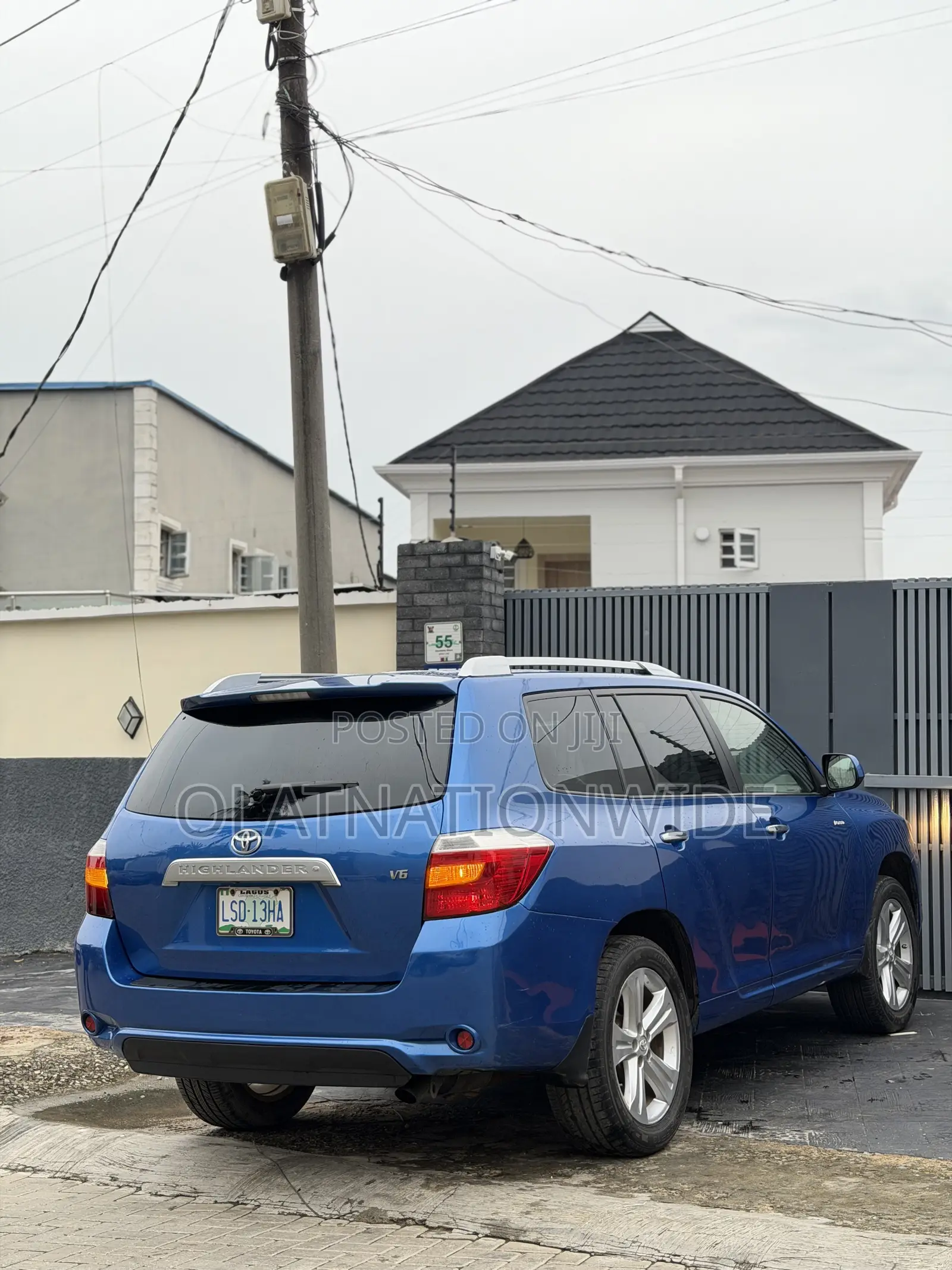 Toyota Highlander Limited 2008 Blue