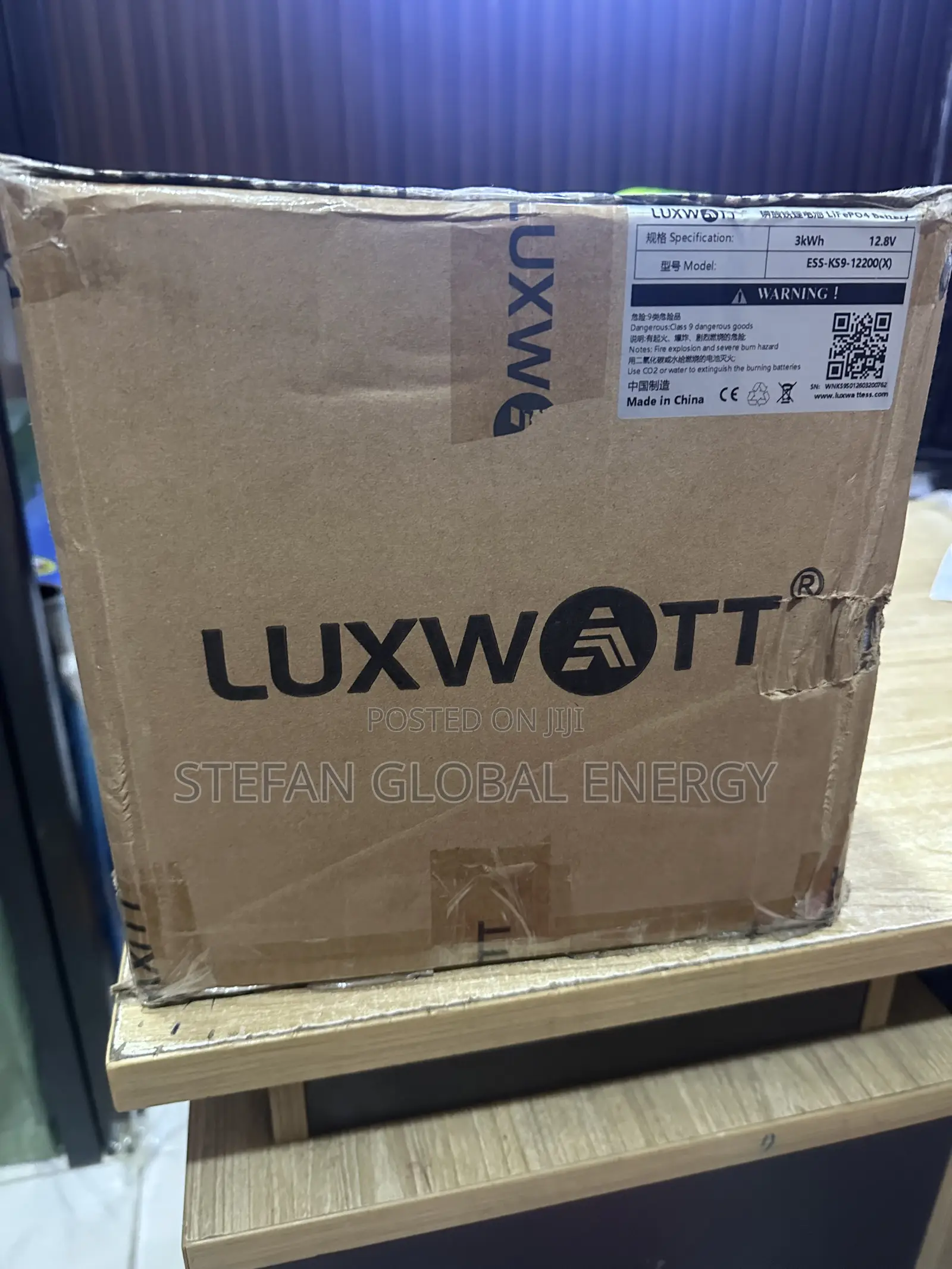 3kva .12v Luxwatt Ion Littium Battery