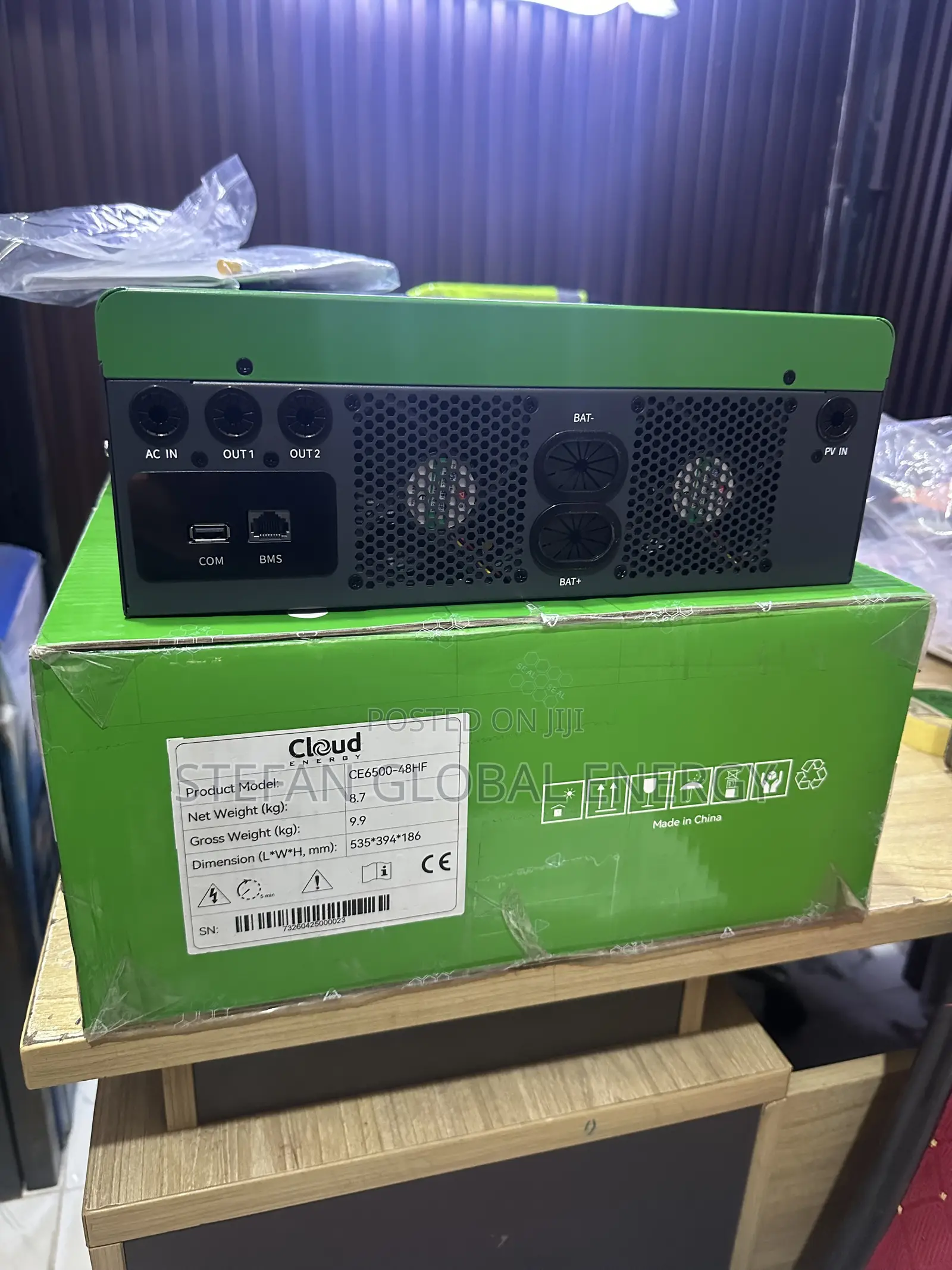 6.5kva .48v Cloud Energy Hybrid Inverter