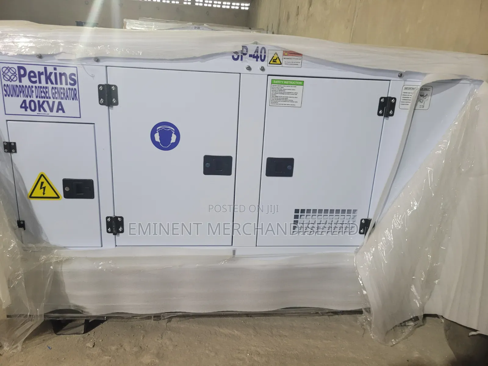 Industrial Use 40kva Perkins Soundproof Generator