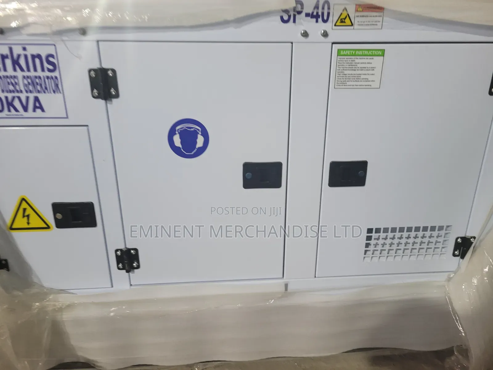 Industrial Use 40kva Perkins Soundproof Generator