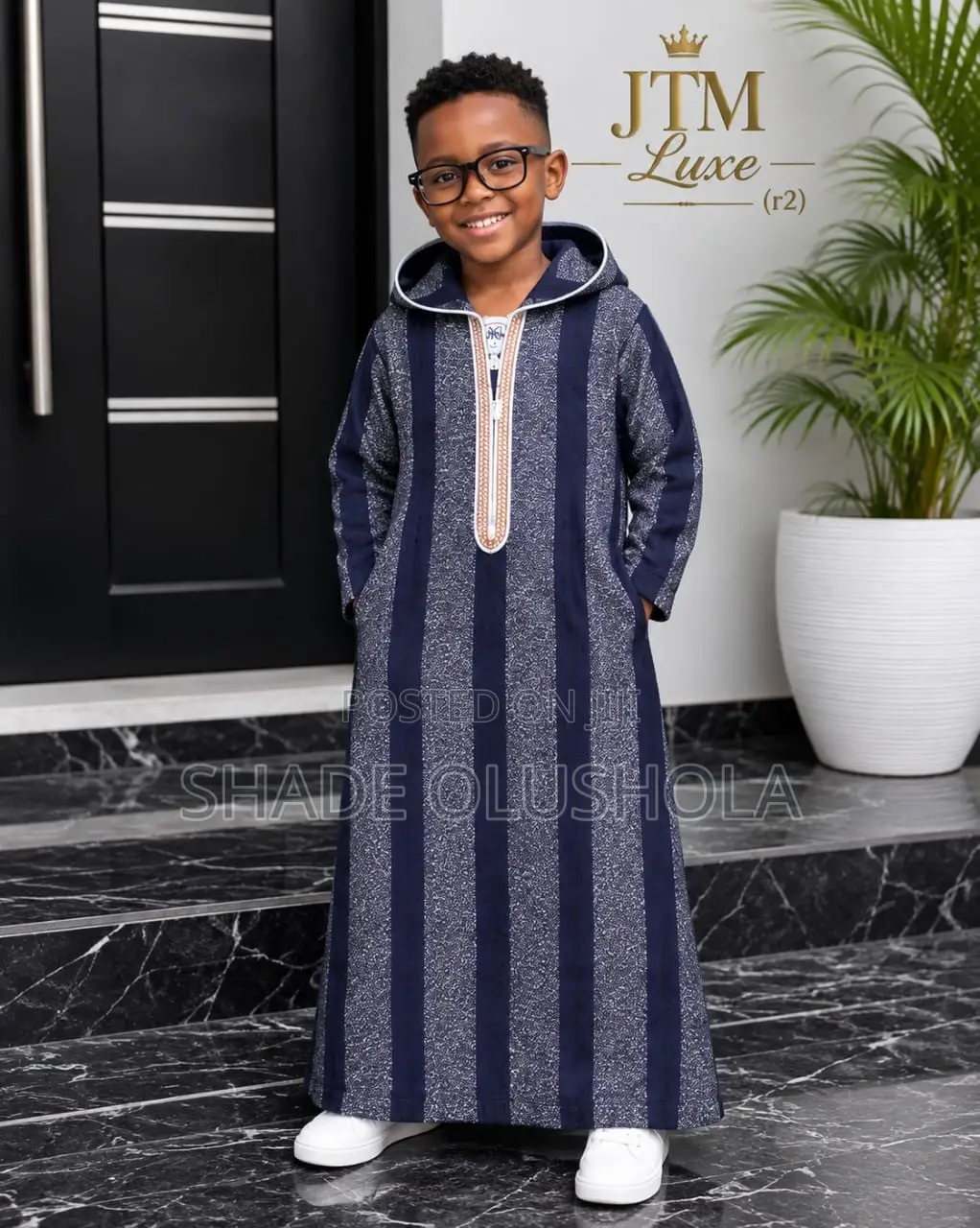 Quality Kids Hooded Jalabiya