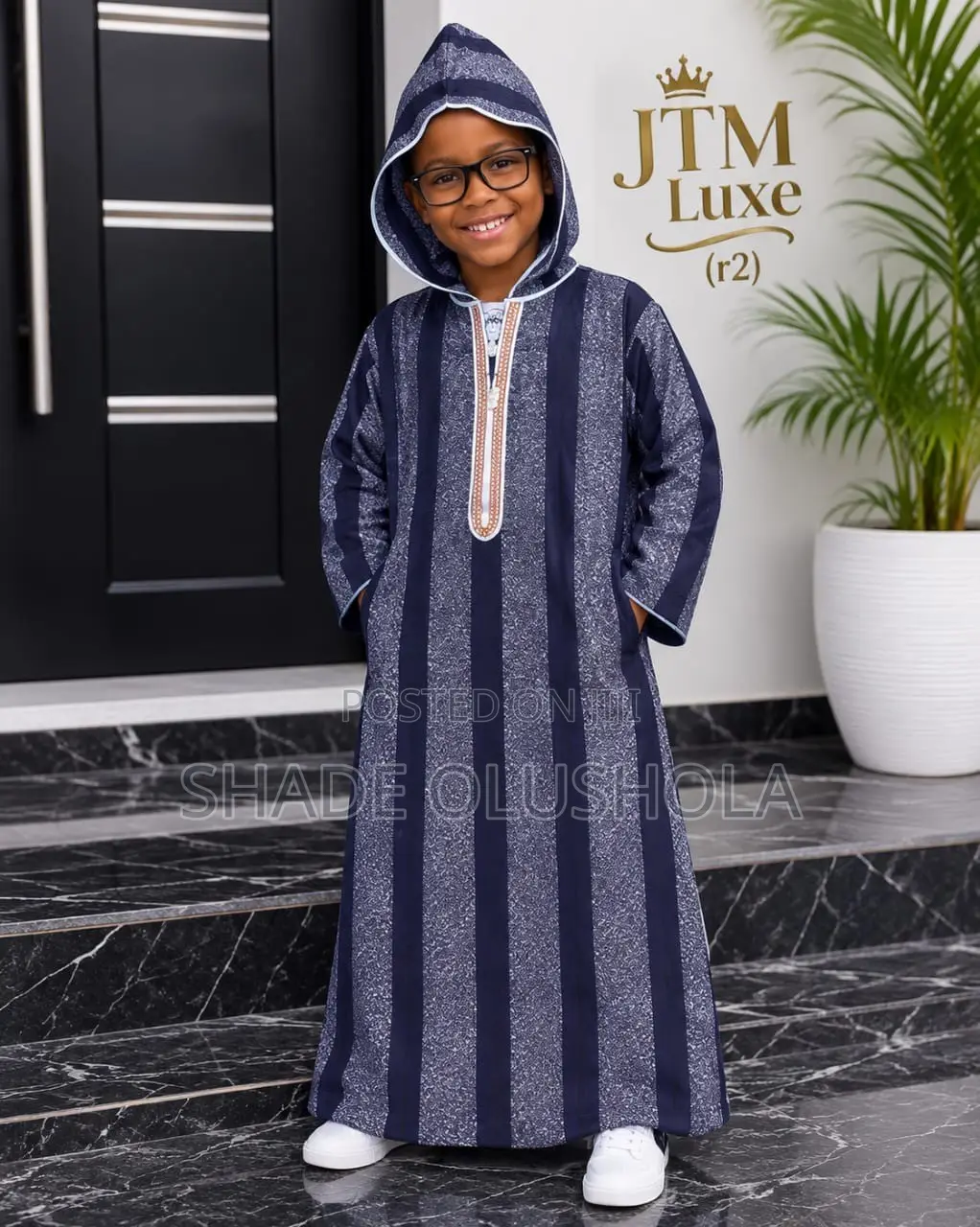 Quality Kids Hooded Jalabiya