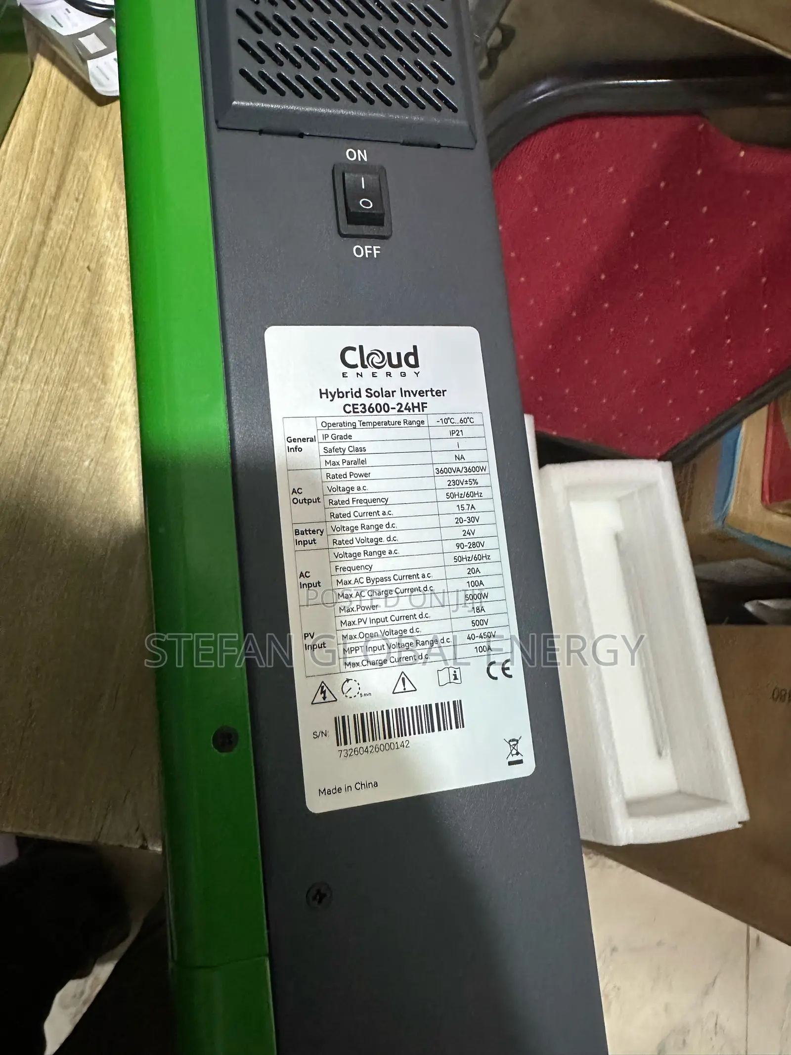 3.6kva .24v Cloud Energy Hybrid Inverter