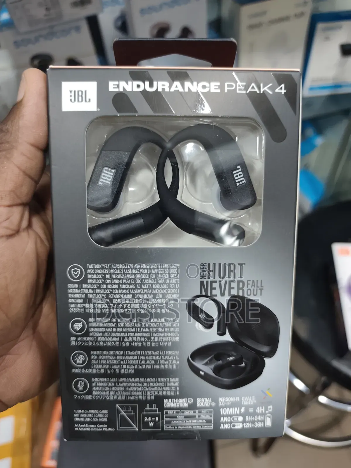 JBL Endurance Peak 4 Bluetooth Earbuds
