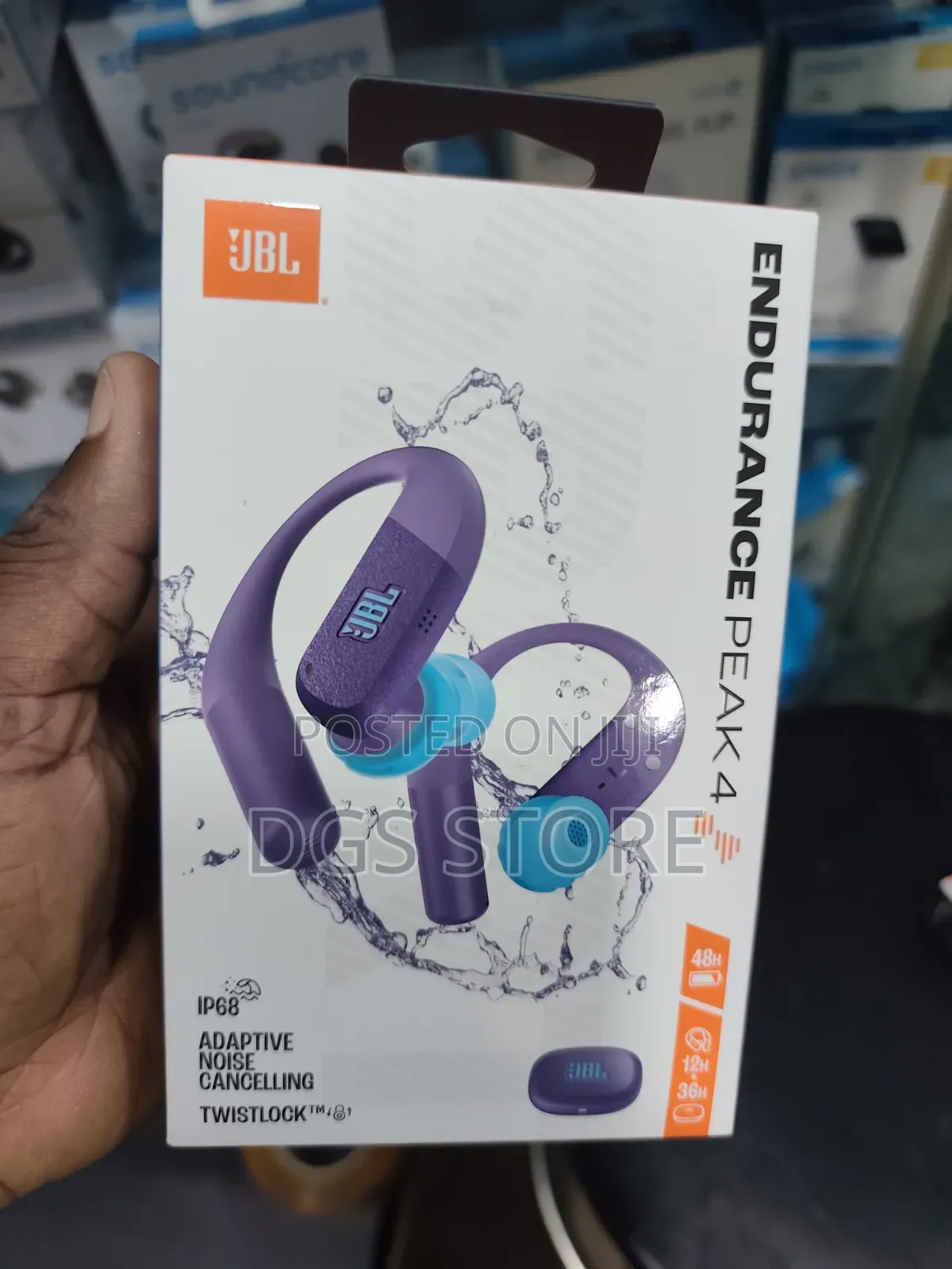 JBL Endurance Peak 4 Bluetooth Earbuds