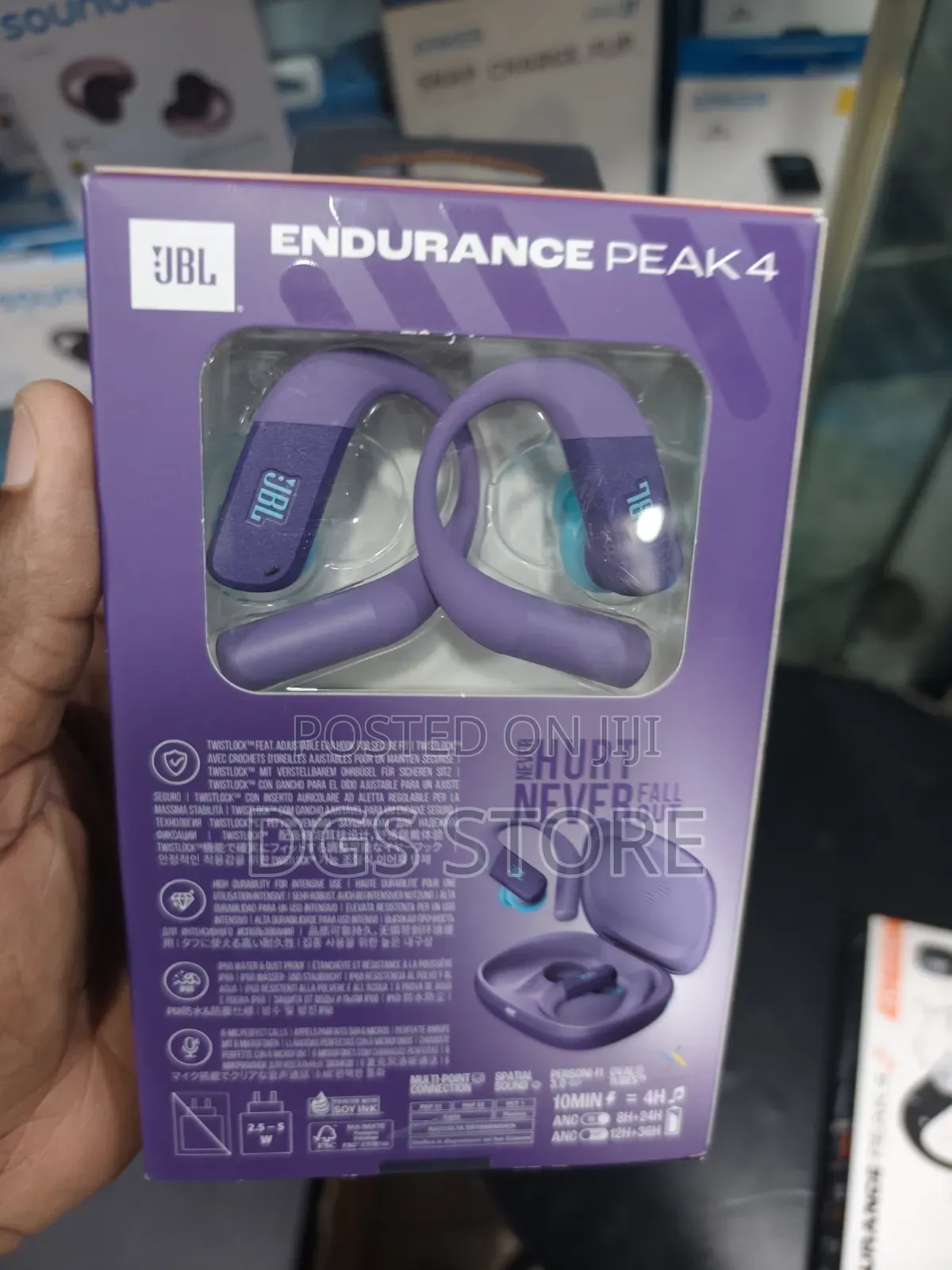 JBL Endurance Peak 4 Bluetooth Earbuds