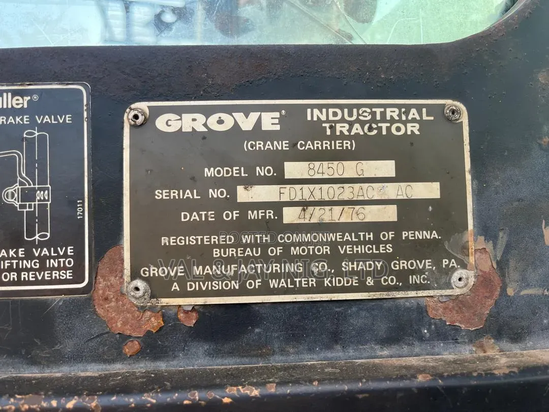 50 Tons Grove All-Terrain Motor Crane - Construction Company Use
