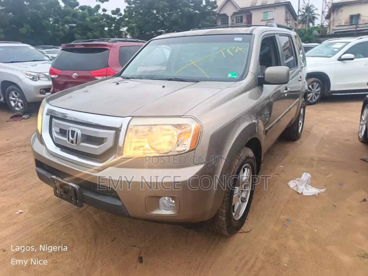 Honda Pilot EX-L 4dr SUV (3.5L 6cyl 5A) 2011 Gold