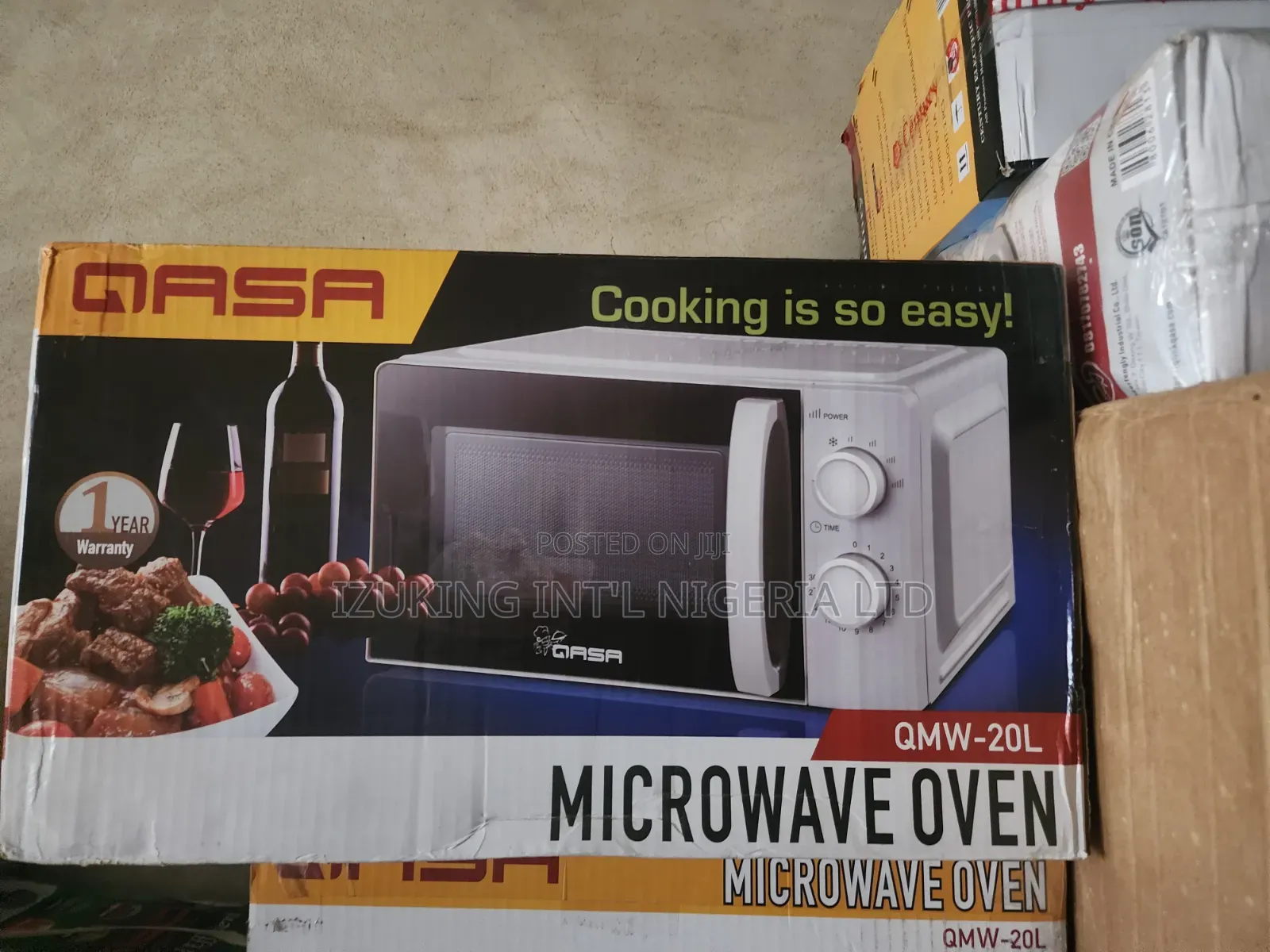 Qasa 20 Litres Microwave Oven QMW-20L With Grill-Silver