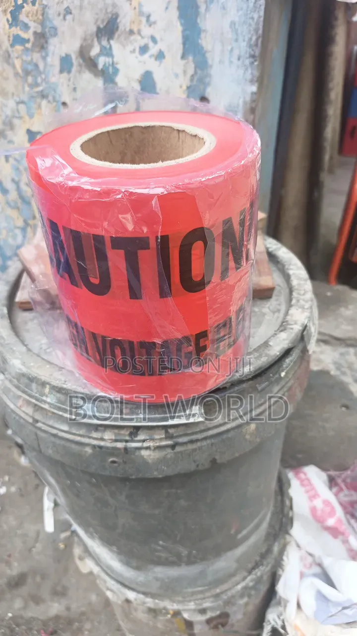 6-Inchesx500mtrs Electric Caution Tape