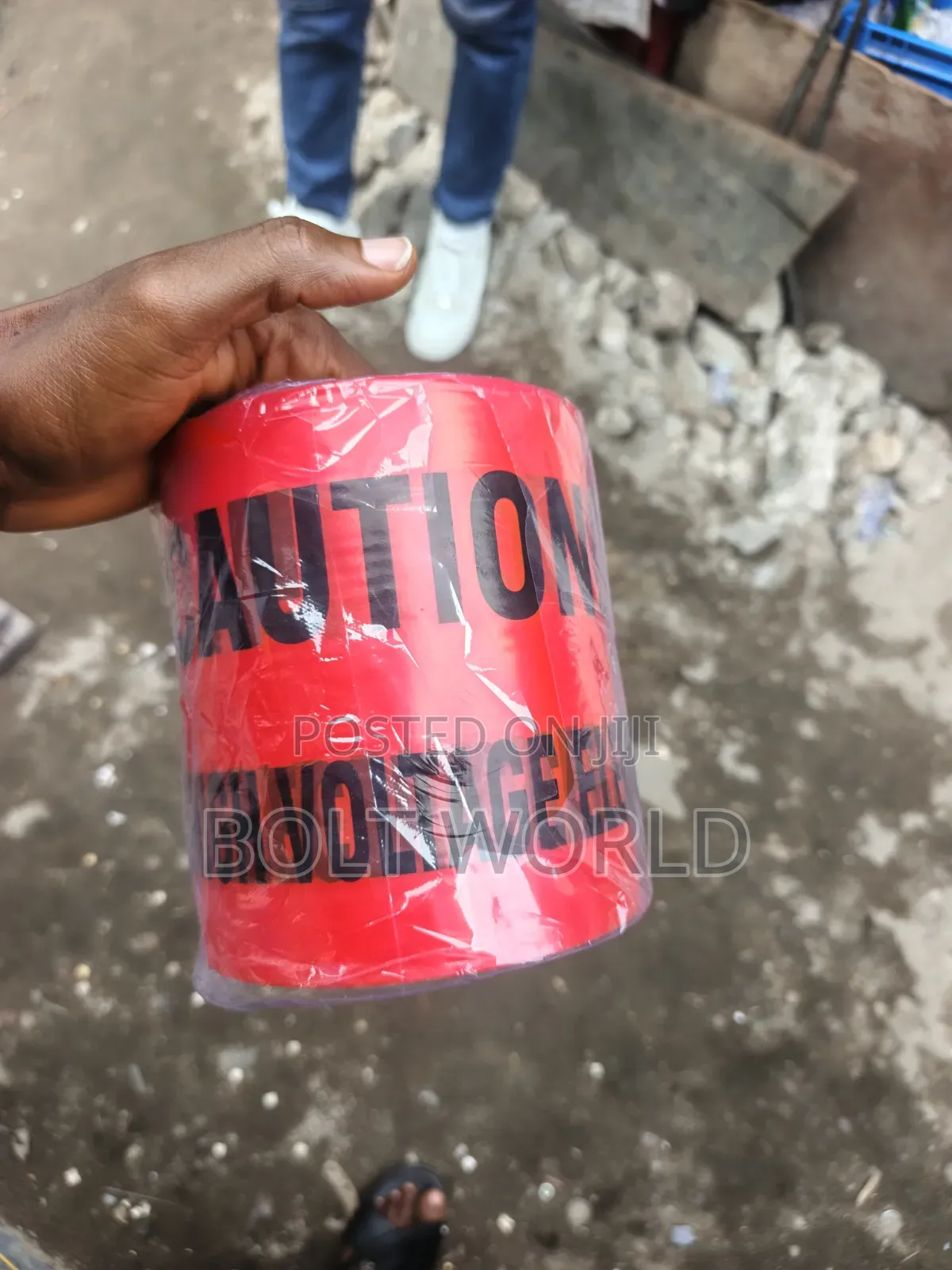 6-Inchesx500mtrs Electric Caution Tape