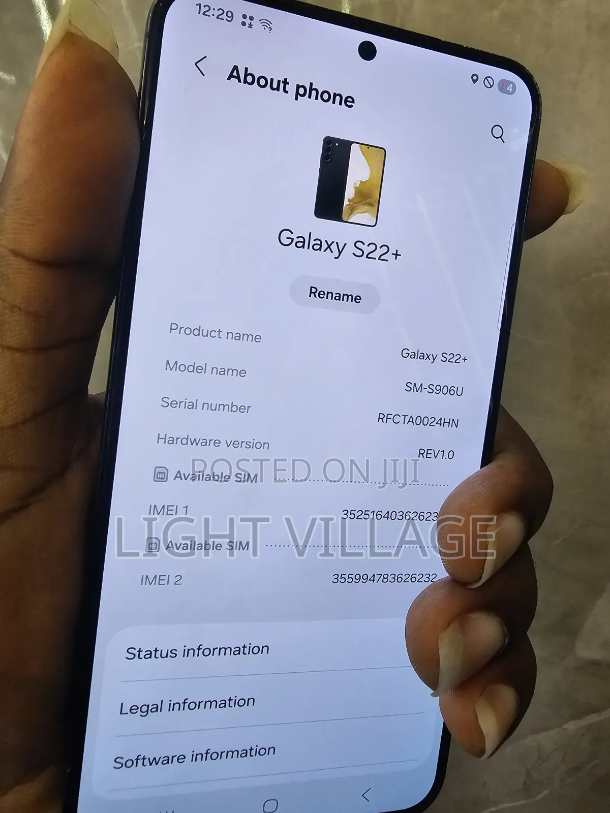 Samsung Galaxy S22+ 5G 128 GB Black