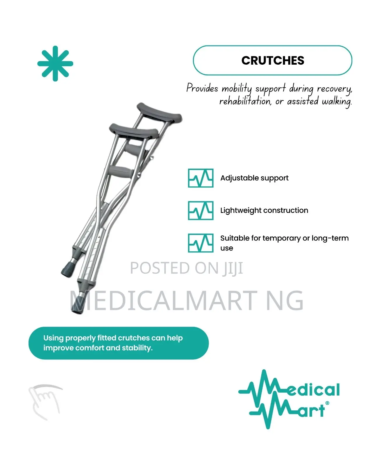 Aluminum Crutches and Walker