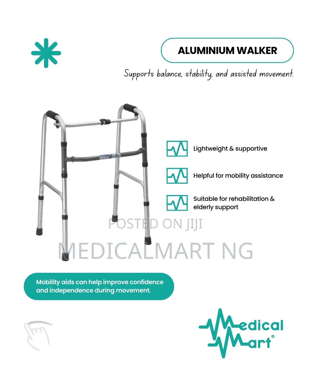 Aluminum Crutches and Walker