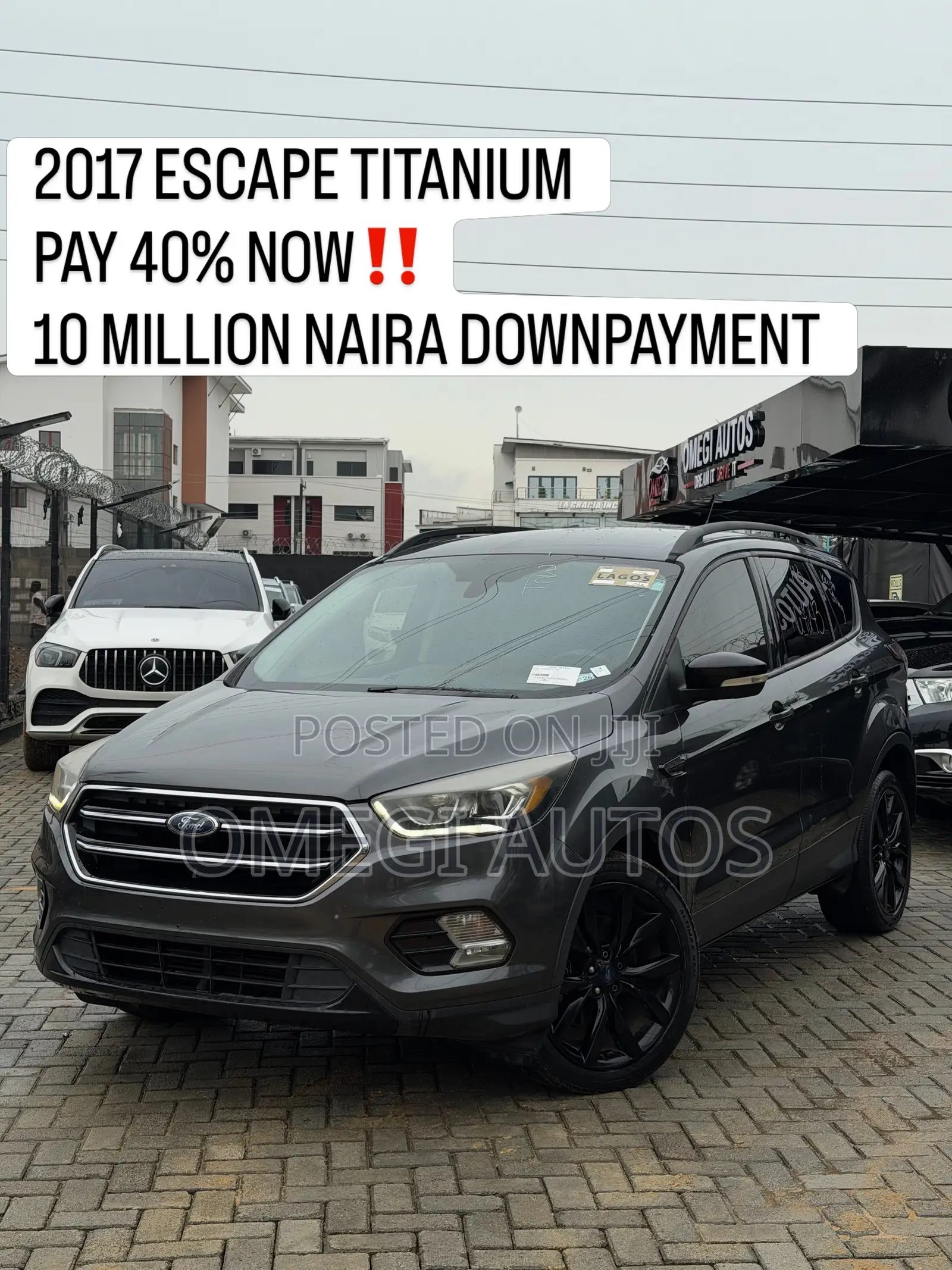 Ford Escape Titanium 4x4 2017 Gray
