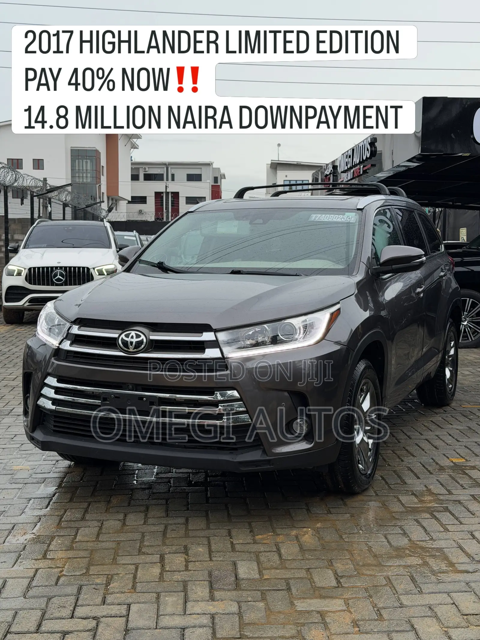 Toyota Highlander Limited Platinum 4x4 V6 (3.5L 6cyl 8A) 2017 Gray