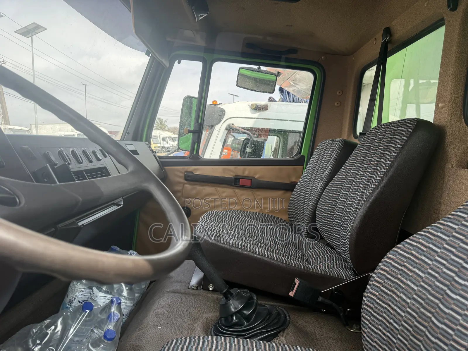 Foreign Used Mercedes Benz 817 Container Body Truck.