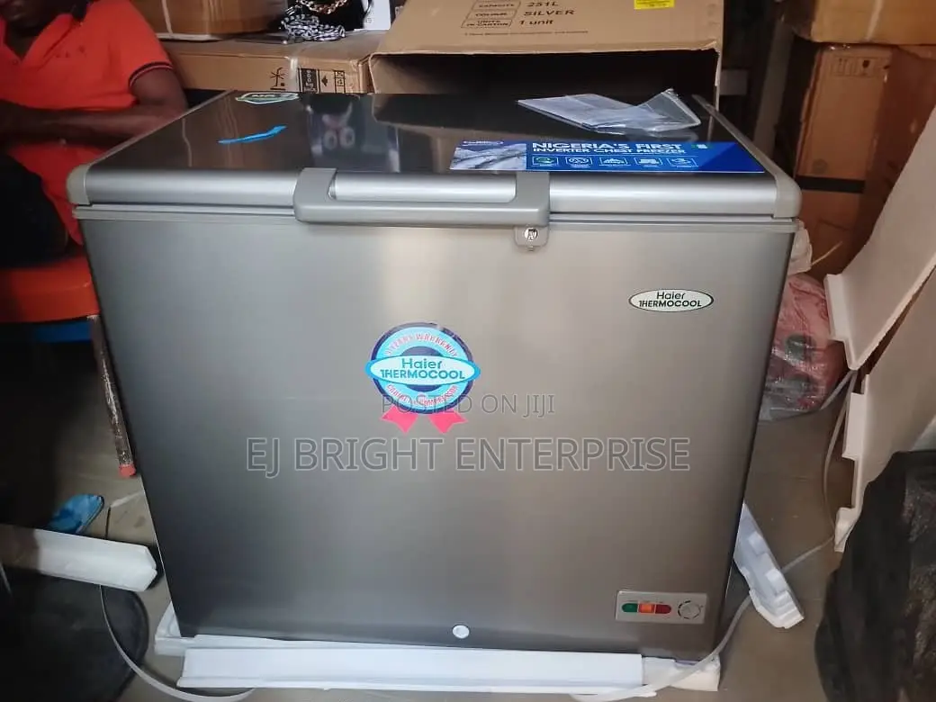 Haier Thermocool 259 Litres Inverter Chest Freezer (HTF-259V SLV)