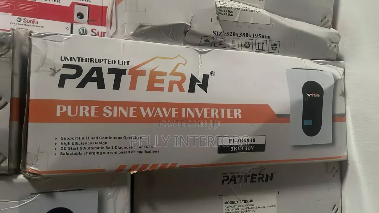 Pattern Pure Sine Wave Solar Inverter 5kva 48volts