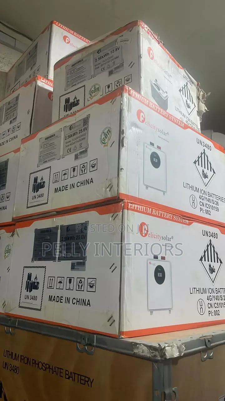 Felicity Solar Lithium Ion Battery 2.56kwh 24volts