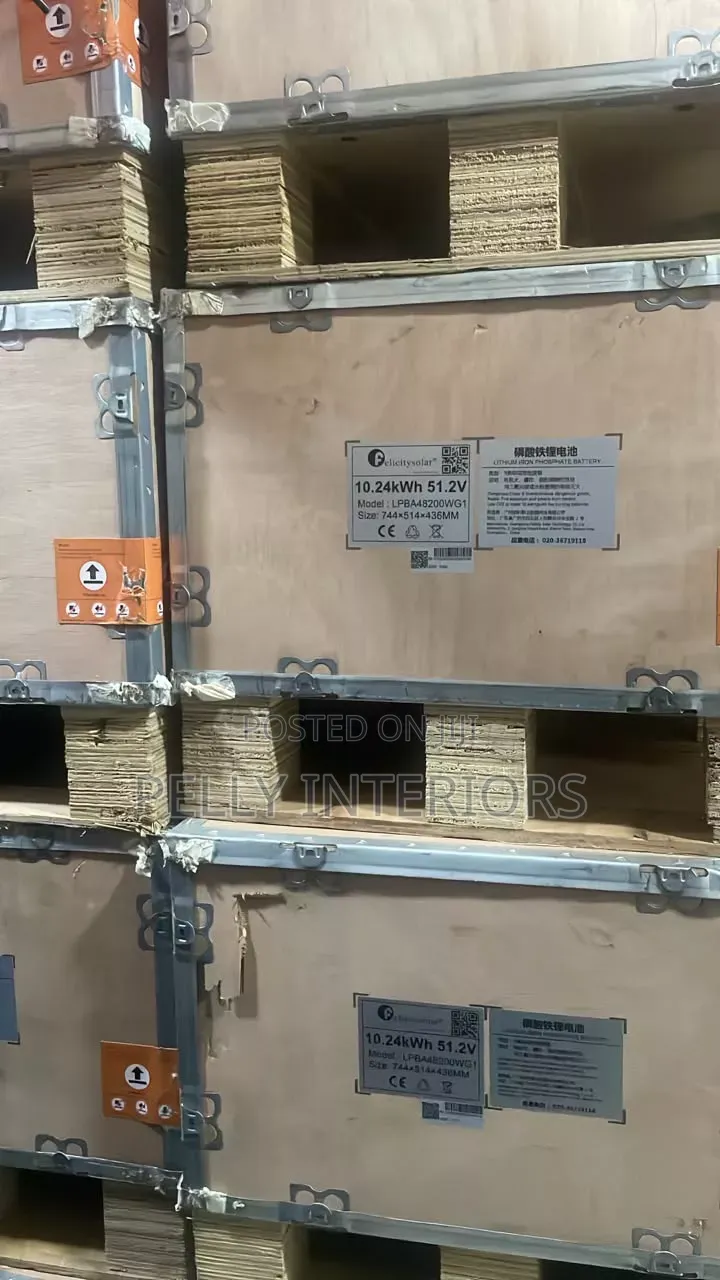 Felicity Solar Ion Lithium Battery 10.24kwh 48volts