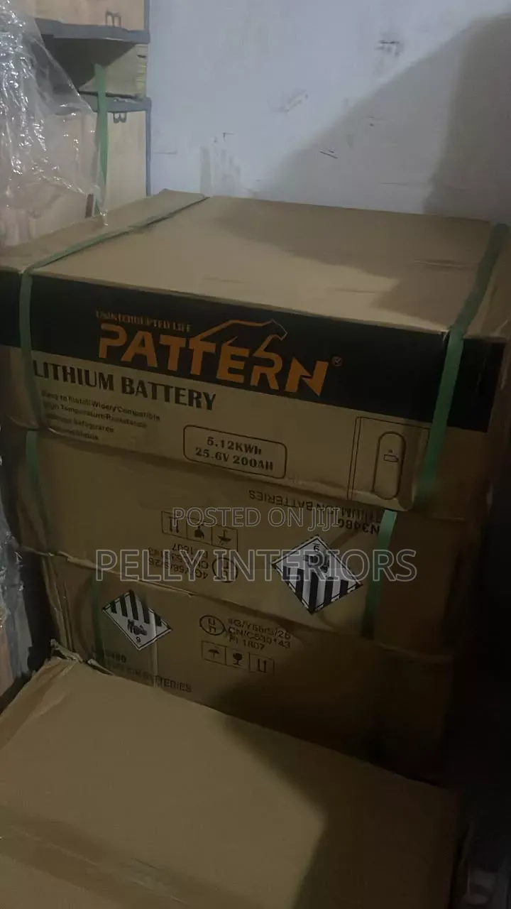 Pattern Solar Ion Lithium Battery 5kwh 48volts and 24volts With 15kwh