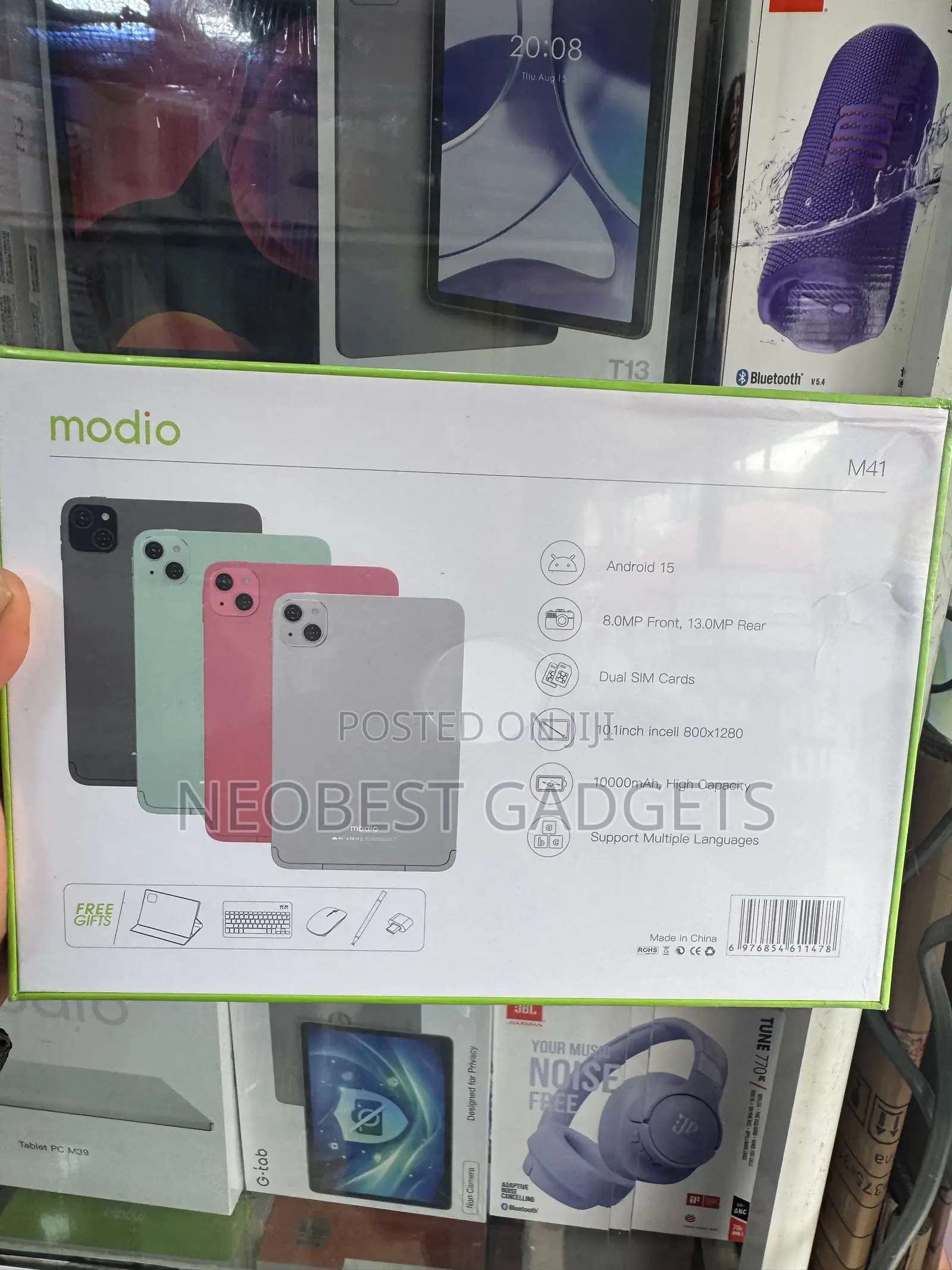 New Modio M41 1 TB Silver