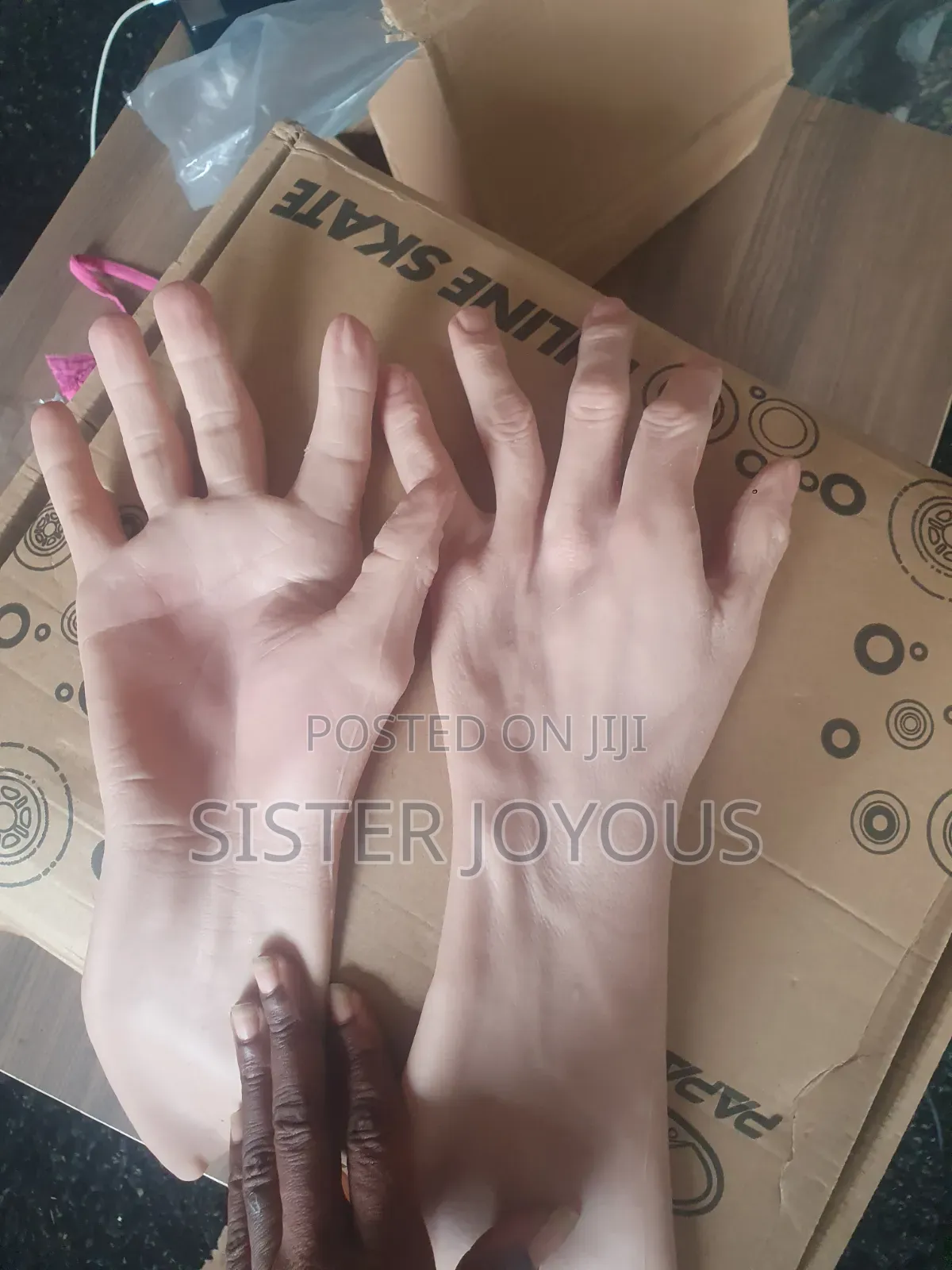 Realistic 100% Medical Grafe Silicone Handgloves
