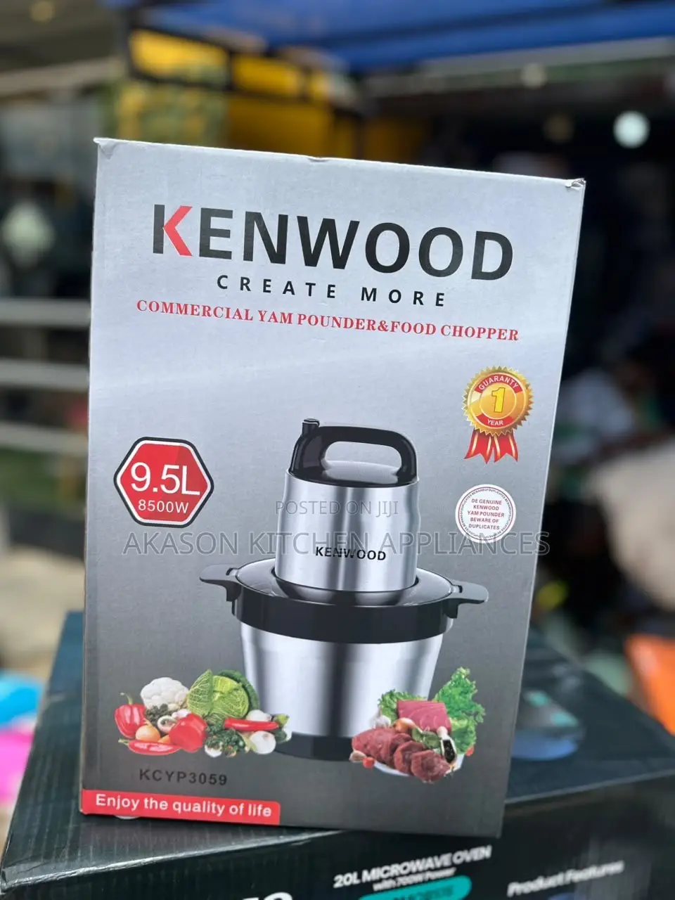 9.5l Kenwood Commercial Yam Pounder & Food Chopper