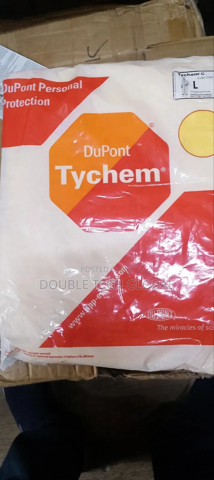 Original DuPont Tychem C Chemical Protective Coverall Suit