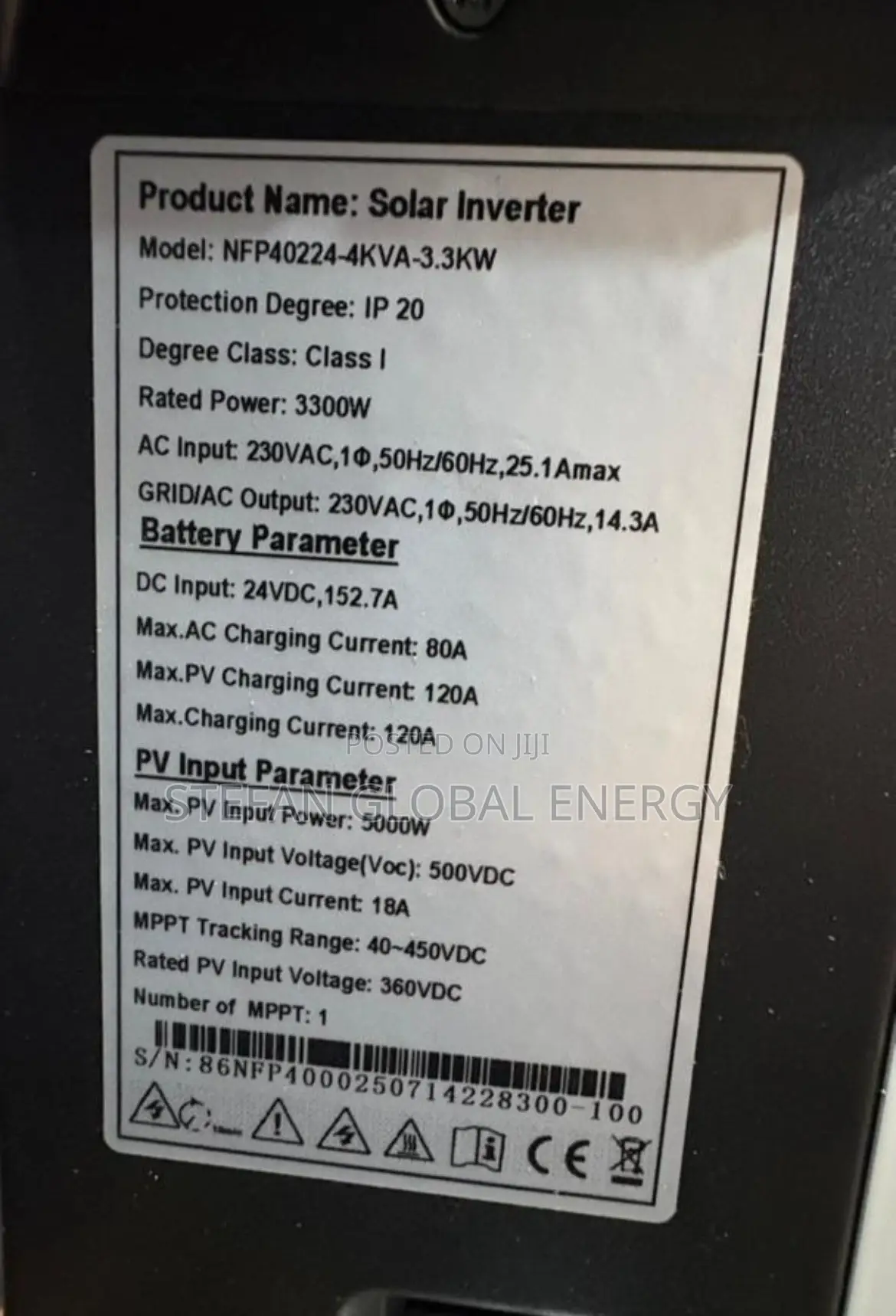 3.3kva 24v Kartel Hybrid Inverter
