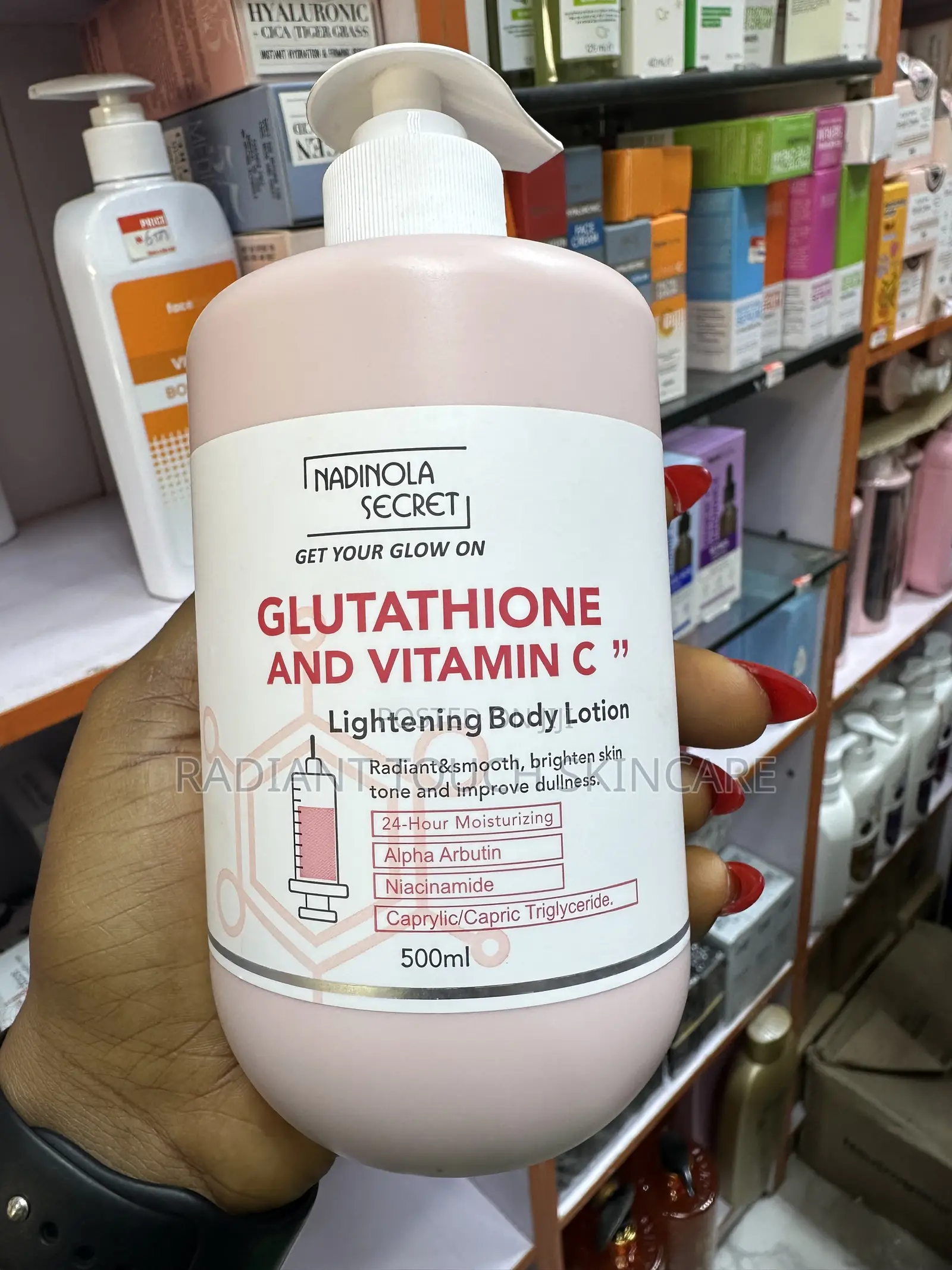 Nadiola Secret Glutathione and Vitamin C Lightening Lotion