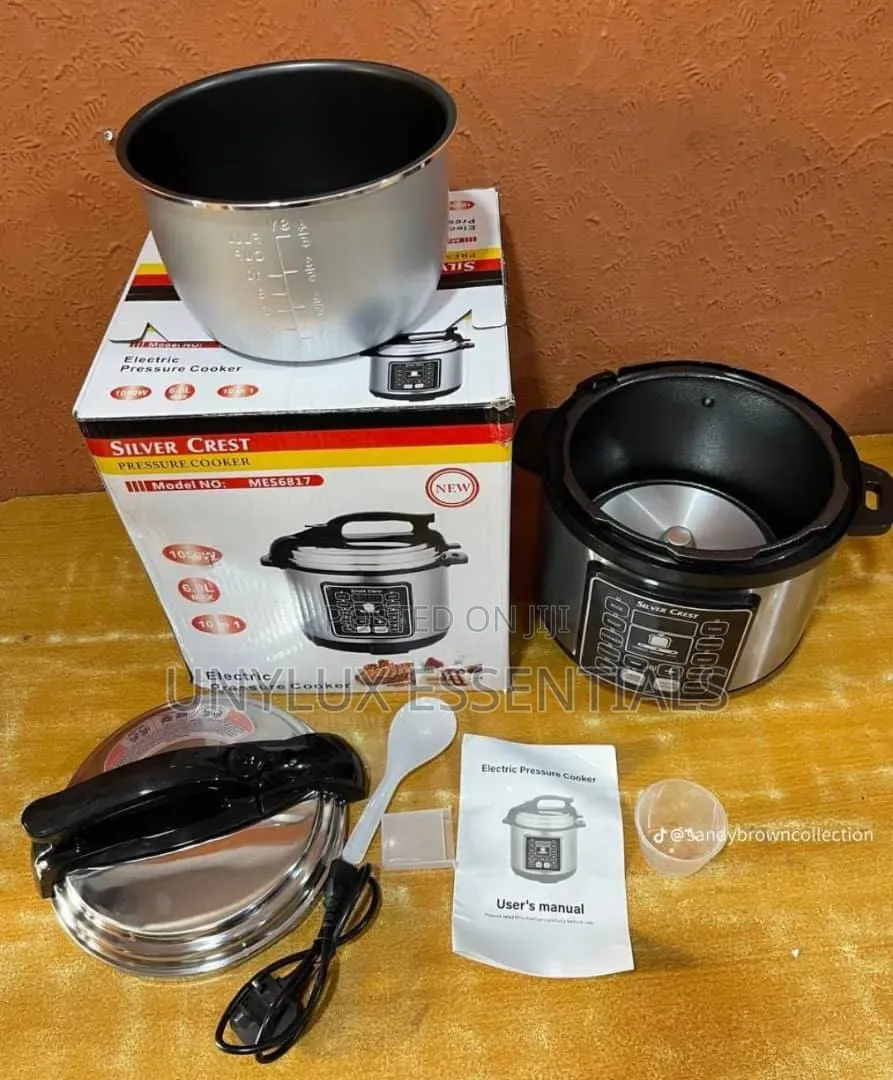 Silver Crest 6l Large-Capacity Electric Pressure Cooker