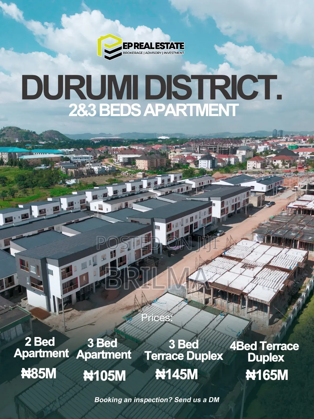 3bdrm Duplex in Durumi for sale