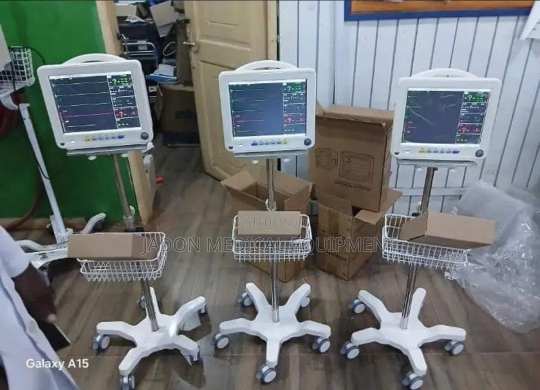Patient Monitor on Trolley