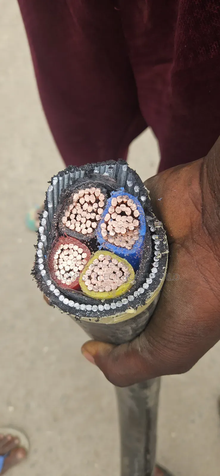 150mm by 4core Armored Cable